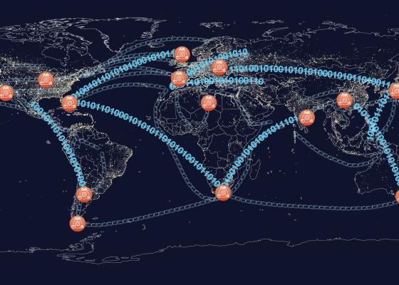 CSPS Cover Photo of Global Supply Chain Map
